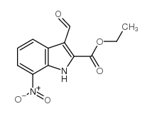 Ethyl 3-formyl-7-nitro-1H-indole-2-carboxylate Structure