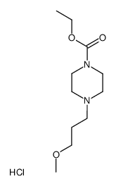 1-ethoxycarbonyl-4-(3-methoxypropyl)piperazine hydrochloride结构式