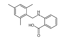 2-[(2,4,6-trimethylphenyl)methylamino]benzoic acid Structure