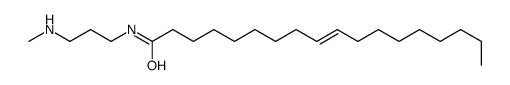 N-[3-(methylamino)propyl]octadec-9-enamide结构式