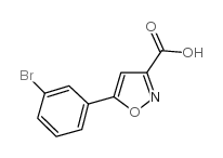 5-(3-BROMOPHENYL)ISOXAZOLE-3-CARBOXYLIC ACID structure