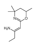 1-(4,4,6-trimethyl-5,6-dihydro-1,3-oxazin-2-yl)but-1-en-2-amine Structure