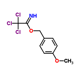 2,2,2-三氯亚氨逐乙酸-4-甲氧基苄酯结构式