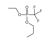 1-[ethoxy(trifluoromethyl)phosphoryl]oxypropane结构式