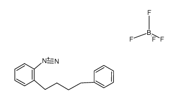 2-(4-phenylbutyl)benzenediazonium tetrafluoroborate Structure