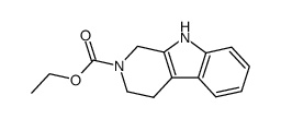 ethyl 3,4-dihydro-1H-pyrido[3,4-b]indole-2(9H)-carboxylate Structure
