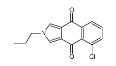 5-chloro-2-propylbenzo[f]isoindole-4,9-dione Structure