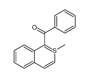 1-benzoyl-2-methyl-1H-2-thianaphthalen-2-ium-1-ide Structure