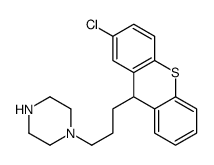 1-[3-(2-chloro-9H-thioxanthen-9-yl)propyl]piperazine结构式