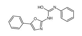 1-phenyl-3-(5-phenyl-1,3-oxazol-2-yl)urea Structure