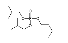 3-methylbutyl bis(2-methylpropyl) phosphate Structure