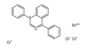 trichloro-(1,4-diphenylnaphthalen-2-yl)stannane Structure