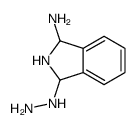 3-hydrazinyl-2,3-dihydro-1H-isoindol-1-amine结构式