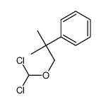 [1-(dichloromethoxy)-2-methylpropan-2-yl]benzene结构式