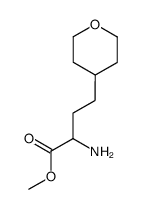 2-Amino-4-(tetrahydro-pyran-4-yl)-butyric acid methyl ester结构式