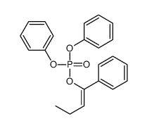 diphenyl 1-phenylbut-1-enyl phosphate Structure
