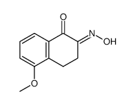 2-(hydroxyimino)-5-methoxy-3,4-dihydronaphthalen-1(2H)-one结构式