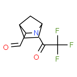 2-Azabicyclo[2.2.1]heptane-3-carboxaldehyde, 2-(trifluoroacetyl)-, endo- (9CI) structure