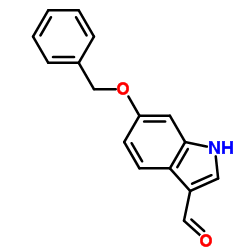 6-Benzyloxyindole-3-carbaldehyde Structure