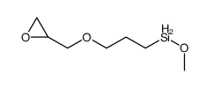 methoxy-[3-(oxiran-2-ylmethoxy)propyl]silane结构式