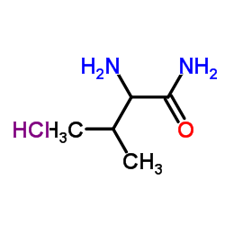 DL-缬氨酰胺盐酸盐结构式
