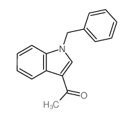 1-[1-(Phenylmethyl)-1H-indol-3-yl]ethanone structure