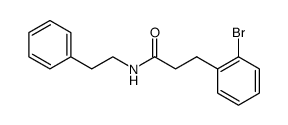 Benzenepropanamide, 2-bromo-N-(2-phenylethyl)结构式