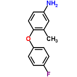 4-(4-Fluorophenoxy)-3-methylaniline Structure