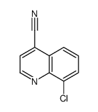 8-chloroquinoline-4-carbonitrile Structure