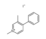 1,3-dimethyl-4-phenylpyridinium iodide结构式