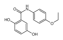 N-(4-ethoxyphenyl)-2,5-dihydroxybenzamide Structure