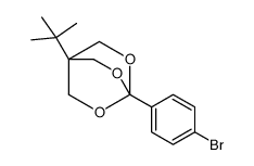 4-(4-bromophenyl)-1-tert-butyl-3,5,8-trioxabicyclo[2.2.2]octane结构式