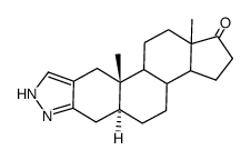 1'(2')H-androstano[3,2-c]pyrazol-17-one结构式