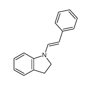 1-styryl-2,3-dihydro-indole结构式