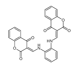 3,3'-[1,2-phenylenebis(iminomethylidene)]bis(2H-chromene-2,4(3H)-dione) Structure