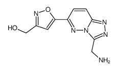 (5-(3-(aminomethyl)-[1,2,4]triazolo[4,3-b]pyridazin-6-yl)isoxazol-3-yl)methanol结构式