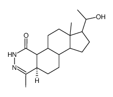 21-hydroxy-4-methyl-2,3-diaza-19-nor-pregn-3-en-1-one结构式