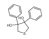 3,4-dihydroxy-3,4-diphenylthiolane Structure