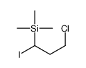(3-chloro-1-iodopropyl)-trimethylsilane Structure