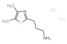 3-(4,5-dimethyl-1,3-thiazol-2-yl)-1-propanamine(SALTDATA: 2HCl) structure