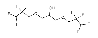 1-(2,2,3,3-tetrafluoropropoxy)-6,6,7,7-tetrafluoro-4-oxaheptan-2-ol Structure