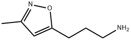 3-(3-甲基-5-异噁唑基)-1-丙胺结构式