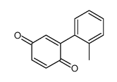 2-(2-methylphenyl)cyclohexa-2,5-diene-1,4-dione Structure
