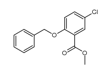 methyl 5-chloro-2-(phenylmethoxy)benzoate Structure