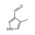 4-Methyl-1H-pyrrole-3-carbaldehyde结构式