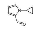 1-cyclopropylpyrrole-2-carbaldehyde Structure