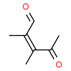 2-Pentenal, 2,3-dimethyl-4-oxo-, (Z)- (9CI)结构式