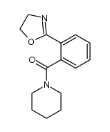 2-(2-piperidinocarbonylphenyl)oxazoline结构式