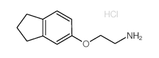 2-(2,3-Dihydro-1H-inden-5-yloxy)ethylamine hydrochloride结构式