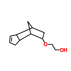 2-[(Tricyclo[5.2.1.02,6]decane-3-ene-8-yl)oxy]ethanol结构式